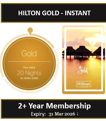 Hilton Gold Status Instant